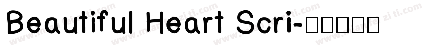 Beautiful Heart Scri字体转换